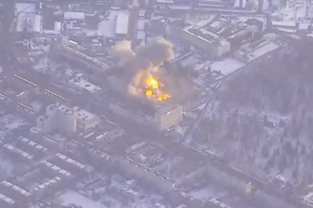 удар по західному російському місту Брянськ