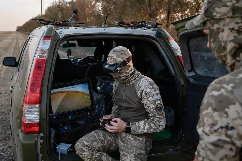 Українські оператори безпілотників у Донецькій області у 2024 році