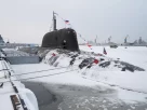 атомний підводний човен «Красноярськ» у арктичному порту Северодвінськ 11 грудня 2023 року