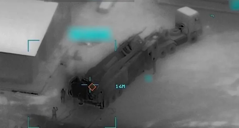 дрон не ідентифікував тип ракети на вантажівці