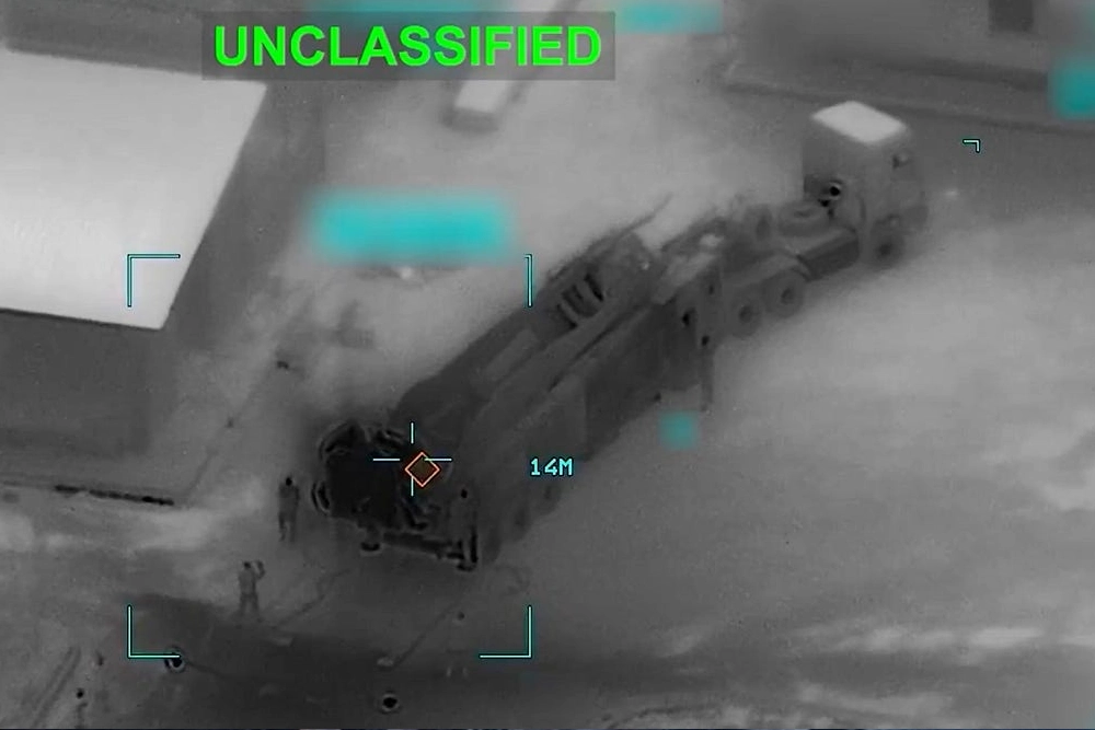 дрон не ідентифікував тип ракети на вантажівці