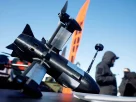 Дрон-перехоплювач P1-Sun FPV демонструється на виставці українських виробників дронів під час російської агресії проти України в невідомому місці, Україна, 20 лютого 2026 року. REUTERS/Валентин Огіренко/Архівне фото на придбання ліцензії. Права , відкриває нову вкладку