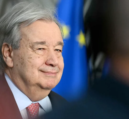 Генеральний секретар ООН Антоніу Гутерреш на саміті Європейської ради в Брюсселі, 19 березня 2026 року