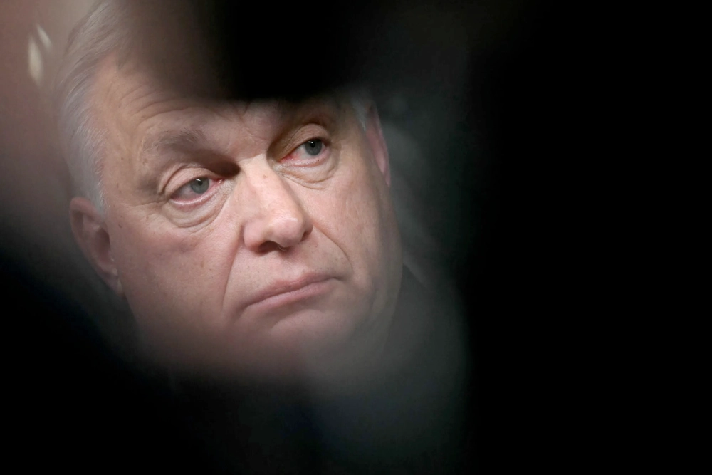 Прем'єр-міністр Угорщини Віктор Орбан виступає на пресконференції в штаб-квартирі ЄС у Брюсселі 19 березня 2026 року