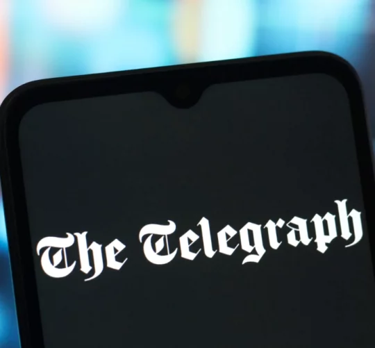 Телеграф у застосунку на телефоні