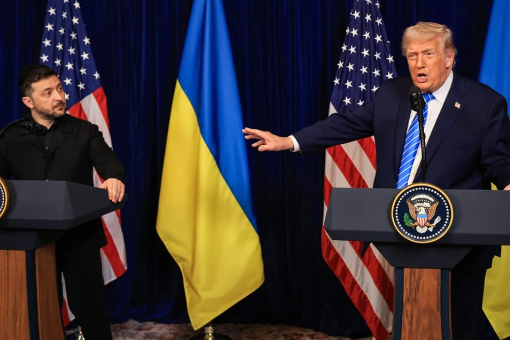 Зеленський та Трамп разом на прес конференції