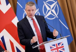 Британський державний міністр оборонної готовності та промисловості Люк Поллард, член парламенту