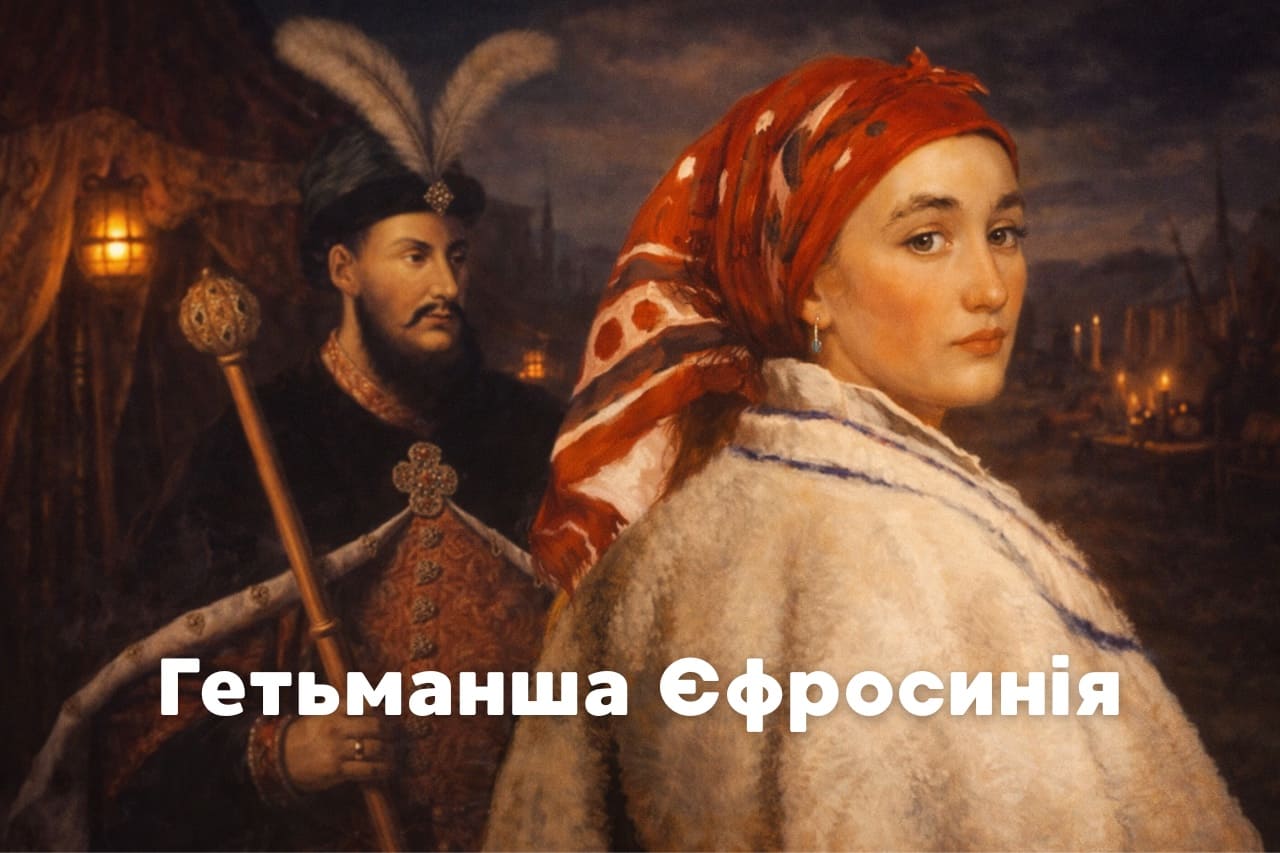 Гетьманша Єфросинія Яненко-Хмельницька, дружина Петра Дорошенка