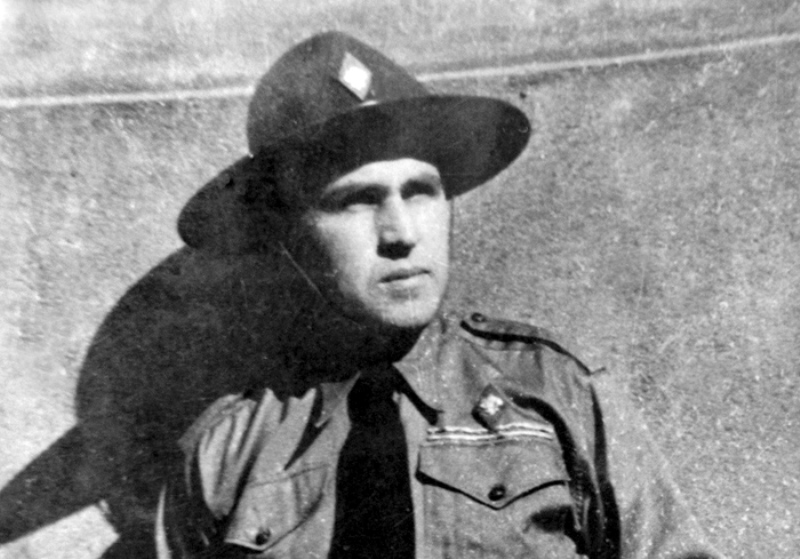 Роберт Лісовський - чоловік Стефанії Туркевич. Був графіком і малярем. Фото з відкритих джерел