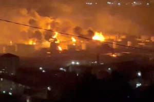 результат атаки українського безпілотника на російський порт Туапсе