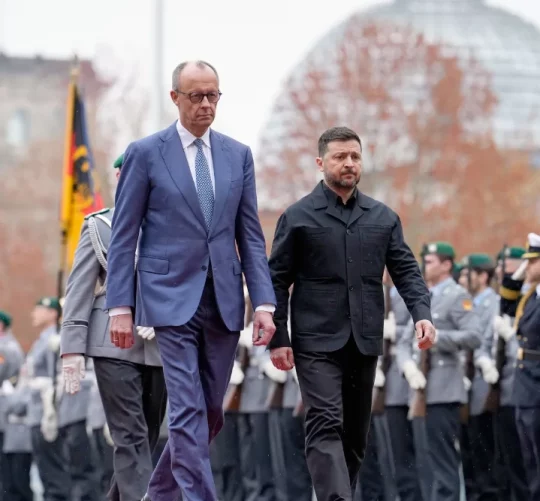 Канцлер Німеччини Фрідріх Мерц прийняв президента України Володимира Зеленського та його міністрів у Берліні