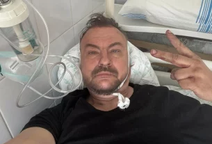 Сергій Бескрестнов після атаки безпілотників на його будинок