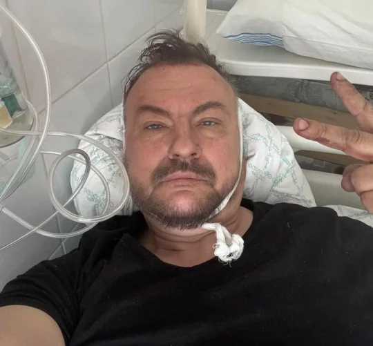 Сергій Бескрестнов після атаки безпілотників на його будинок