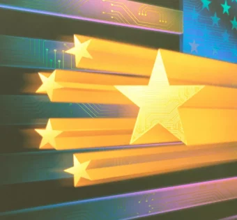 ілюстрація зірок китаю та сша