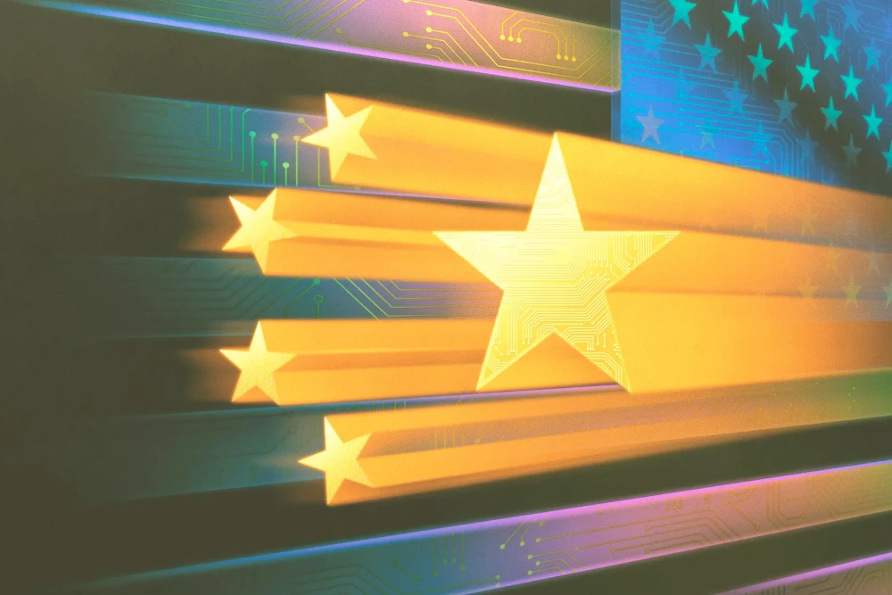 ілюстрація зірок китаю та сша
