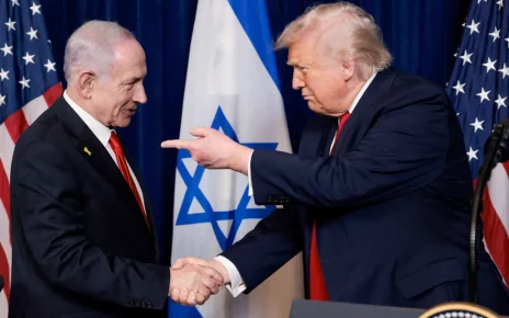 Дональд Трамп і Беньямін Нетаньяху на прес-конференції в Мар-а-Лаго в грудні минулого року