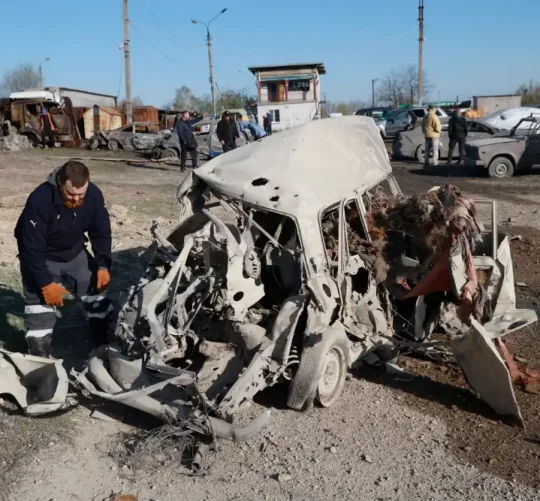 руйнування під час російського обстрілу