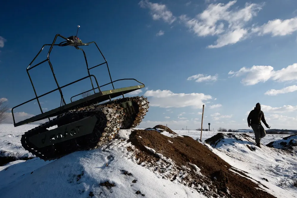 Навчання з використанням безпілотних транспортних засобів у Донбасі