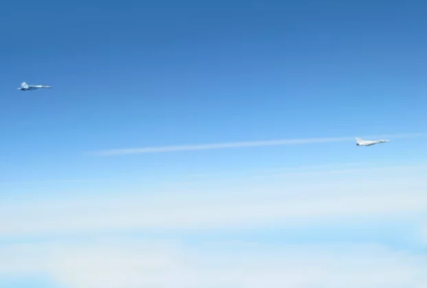 два російські винищувача над Балтійським морем