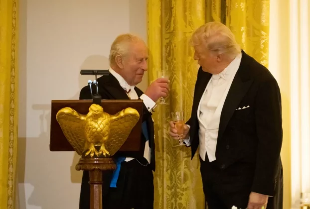 Трамп проводить державну вечерю для короля Карла та королеви Камілли Великої Британії