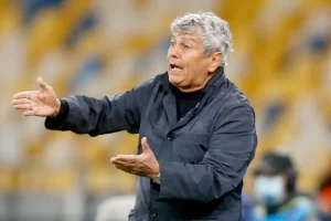 Головний тренер київського «Динамо» Мірча Луческу дає вказівки під час матчу-відповіді плей-оф Ліги чемпіонів між «Гентом» та «Динамо» Київ у Києві, Україна, у вівторок, 29 вересня 2020 року