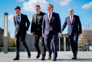 У середу в Берліні генеральний секретар НАТО Марк Рютте зустрівся з міністрами оборони України, Німеччини та Великої Британії