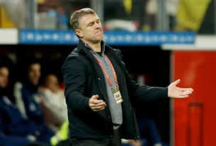 Сергій Ребров колишній тренер збірної України по футболу