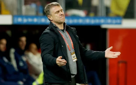 Сергій Ребров колишній тренер збірної України по футболу