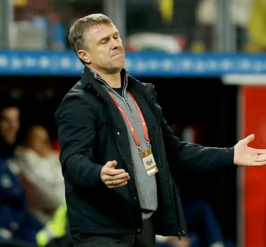 Сергій Ребров колишній тренер збірної України по футболу