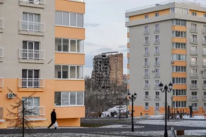 Нові будинки побудовані у місті Маріуполь под час окупації Росією