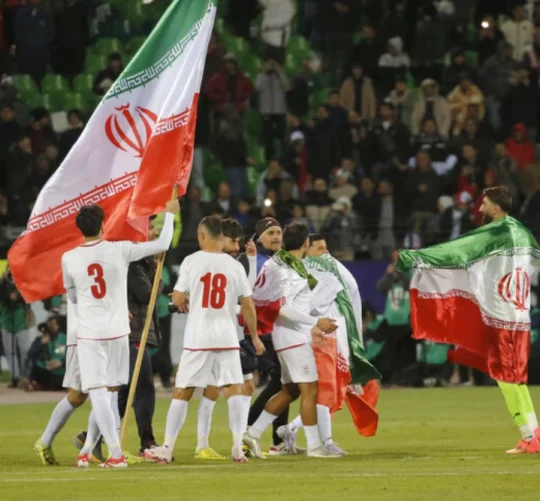гравці іранської збірної команди з футболу