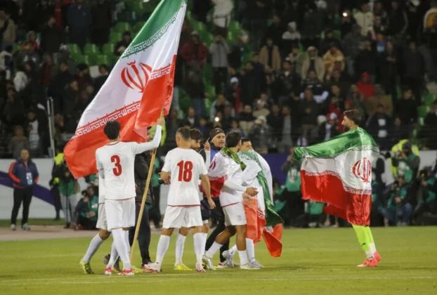 гравці іранської збірної команди з футболу