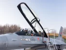 Коли перший літак F-16, який мав бути переданий Україні, залишавши Норвегію, міністр Бйорн Арільд Грам був присутній на його відправленні з Бодо. На фото він зображений на задньому сидінні літака в січні 2024 року