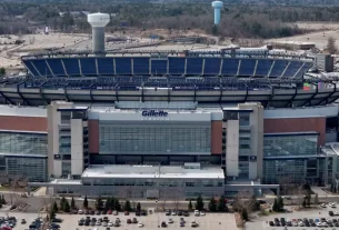 Стадіон «Жилетт», де відбудеться кілька матчів Чемпіонату світу з футболу, у Фоксборо, штат Массачусетс, США