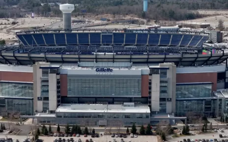 Стадіон «Жилетт», де відбудеться кілька матчів Чемпіонату світу з футболу, у Фоксборо, штат Массачусетс, США
