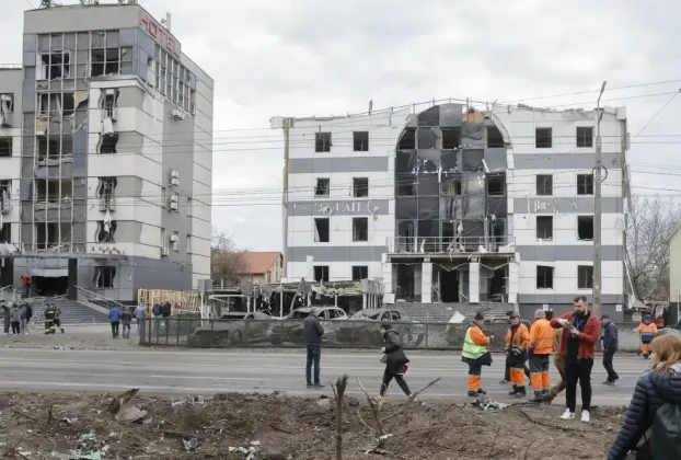 Руйнування після російського нападу на Київ