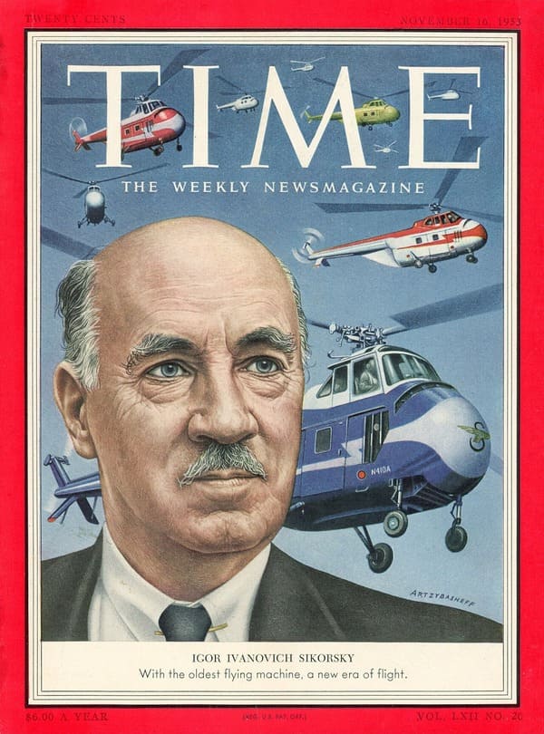 Ігор Сікорський на обкладенці TIME