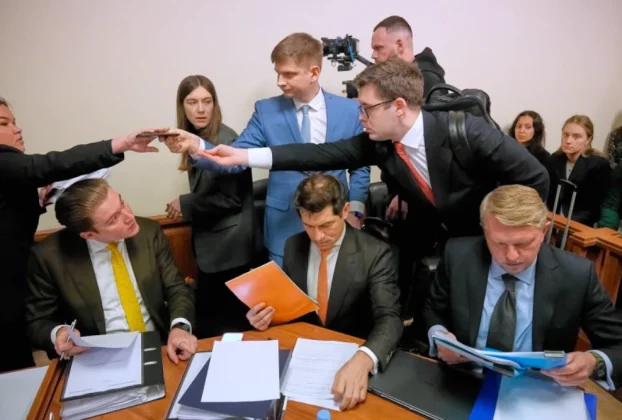 Учасники судового засідання щодо центрабанку до Євроклір