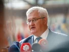 Міністр закордонних справ України Андрій Сибіха спілкується з журналістами