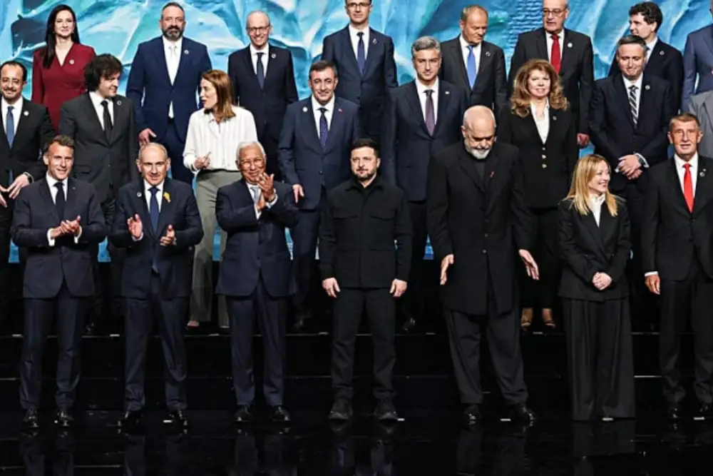 Володимир Зеленський на європейській конференції у Вірменії