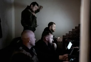 Працівники української протиповітряної оборони в Донецькій області