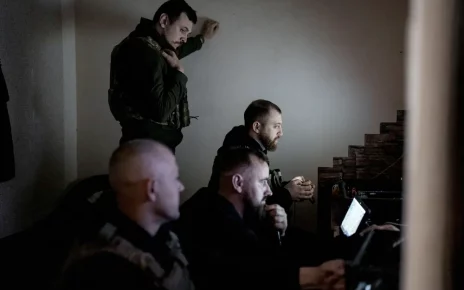 Працівники української протиповітряної оборони в Донецькій області