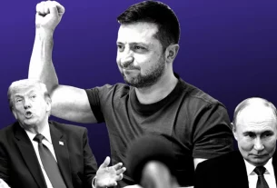 Зеленський Трамп Путін ілюстрація