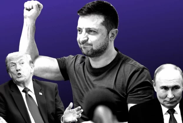 Зеленський Трамп Путін ілюстрація