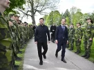 Прем'єр-міністр Швеції Ульф Крістерссон приймає президента України Володимира Зеленського на авіаційній флотилії F16 в Уппсалі, 28 травня 2026