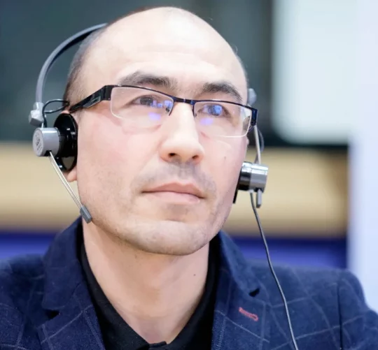 Руслан Габбасов, який, за твердженням Литви, став об’єктом російського замаху на вбивство, у Брюсселі в 2023 році.