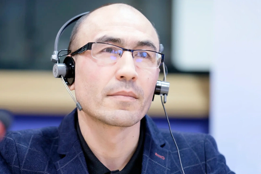 Руслан Габбасов, який, за твердженням Литви, став об’єктом російського замаху на вбивство, у Брюсселі в 2023 році.