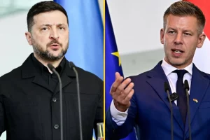Володимир Зеленський та Петер Мадяр