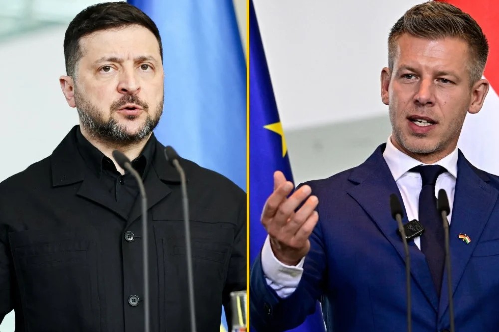 Володимир Зеленський та Петер Мадяр