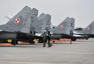 Винищувачі МіГ-29. Тактична авіабаза в Мальборку